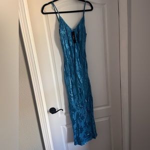 Lulus blue stain dress
